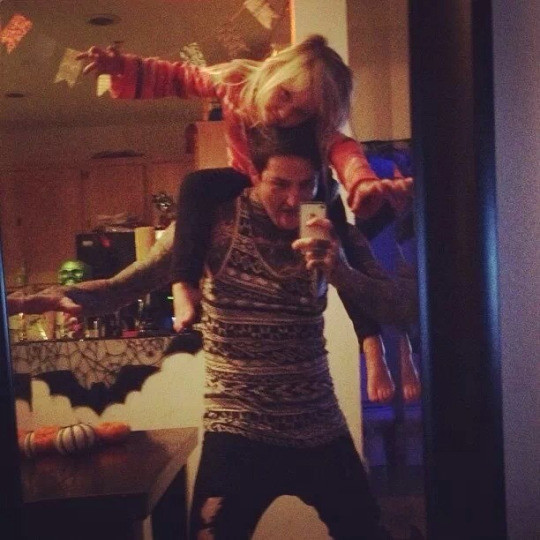 The last photo Mitch Lucker ever took with his daughter.