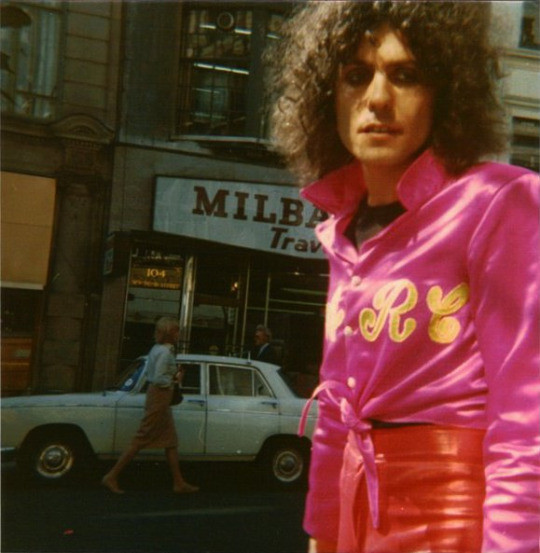 The last known photo ever taken of Marc Bolan, September 13, 1977, a mere three days before his tragic death.