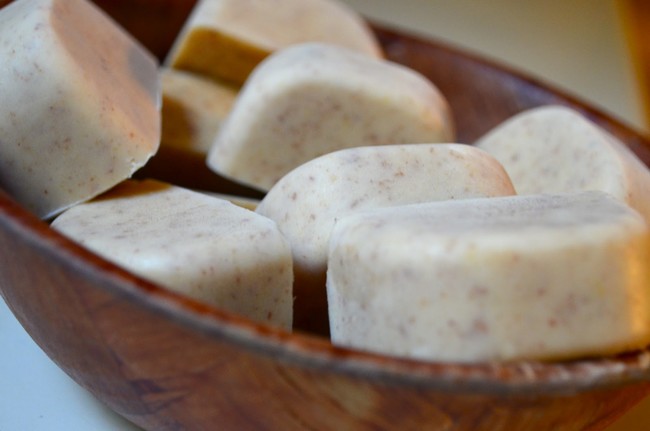 Peanut Butter Flax Seed Pupsicles