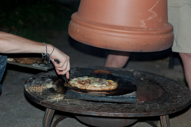 Cook the delicious pie to your desired crispiness.