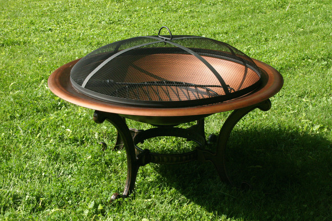 Before you start making your pie, you'll need a fire pit...