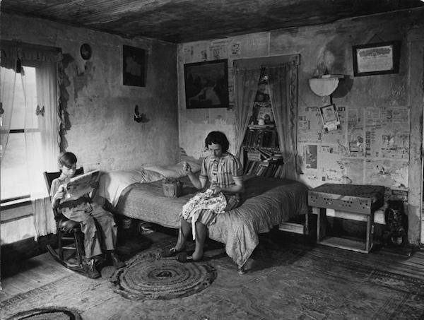 Flour sacks were fashionable.