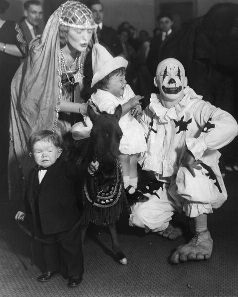 When the circus visited a children's hospital (circa 1930), clown Charlie Smith didn't exactly make anyone feel better.