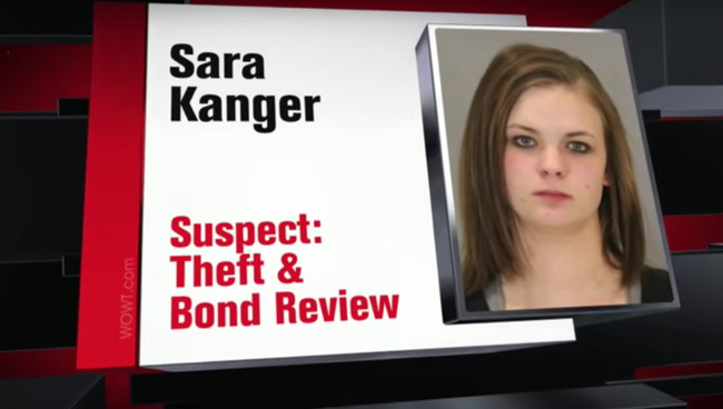 Maybe professional low-life, Sara Kanger, was in the area.