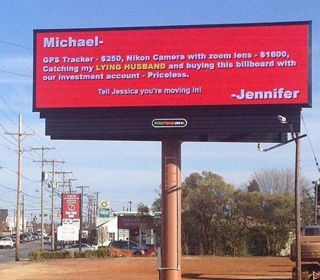 Billboard revenge = always classic.