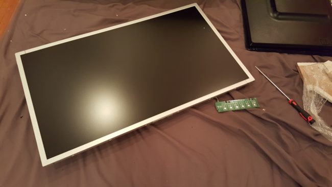 If you were wondering, this is what an exposed monitor looks like. Pretty sleek, right?