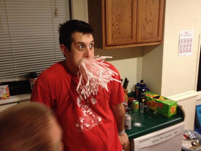 Drunk you makes bets and then totally demolishes them. Winning.