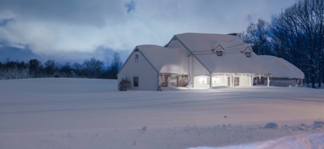 People who suffer from indoor allergies have a much harder time managing those allergies when they're trapped inside because of harsh conditions.