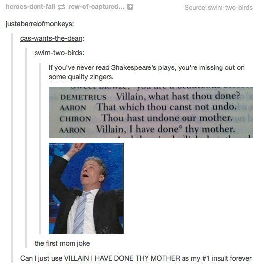 Immaturity, thou hast always reigned supreme.