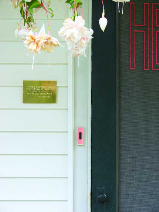 Make a good first impression by giving your doorbell a new look.