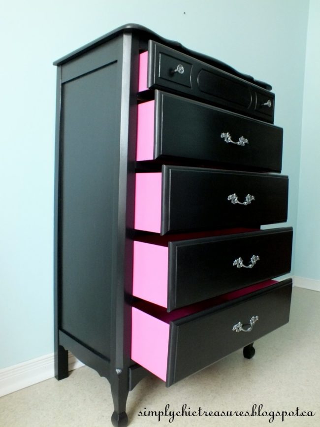 In fact, decorate the drawers of just about anything and it's instantly more exciting!