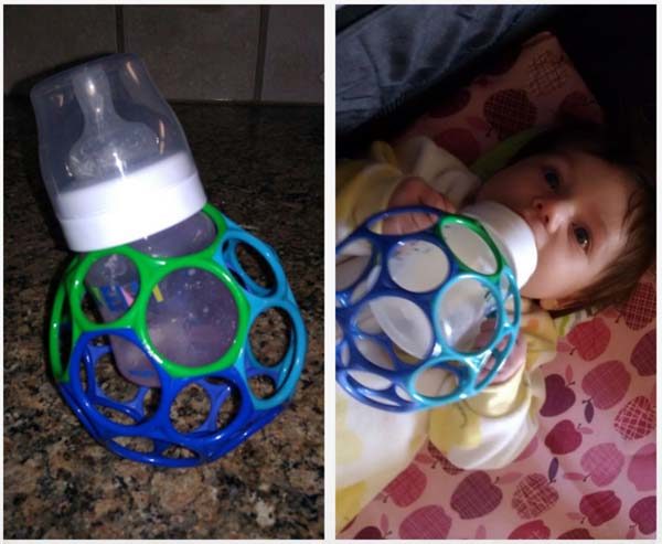 Change the bottle game by enabling your tot to feed themselves.