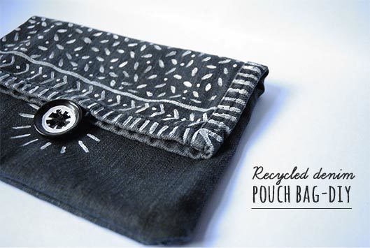 No one will believe you when you tell them you made this jean pouch.
