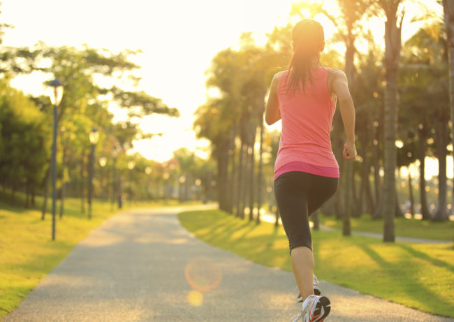 Go for a pre-flight jog.