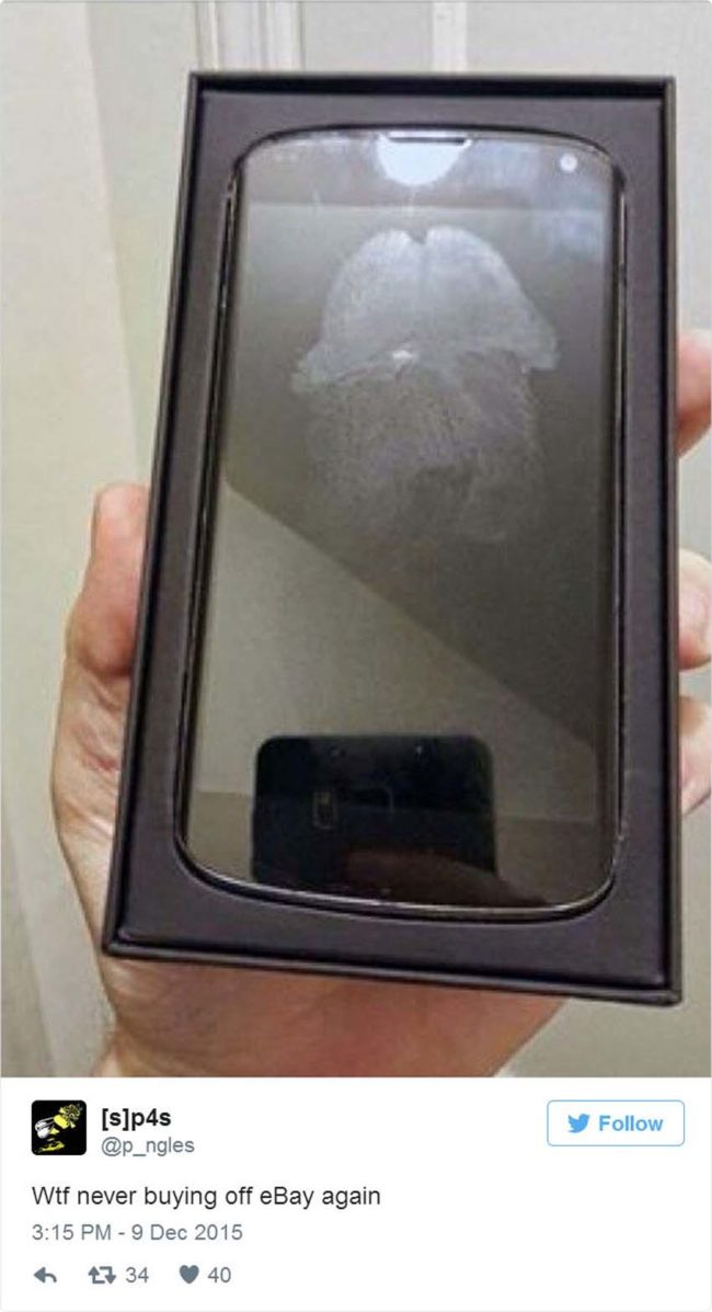 He bought this phone on eBay. NEVER AGAIN.