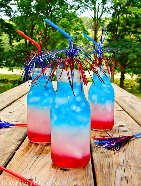Make these non-boozy layered drinks for the kiddos (and yourself when no one is looking). 