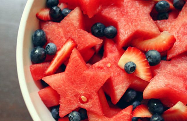 Nothing says "red, white, and I don't give a damn" quite like this simple fruit salad.