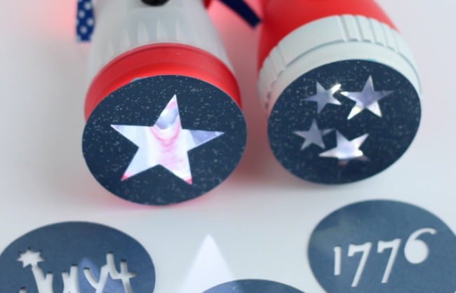 These Independence Day flashlights will have the same effect on your children as the laser pointer does on your cat.