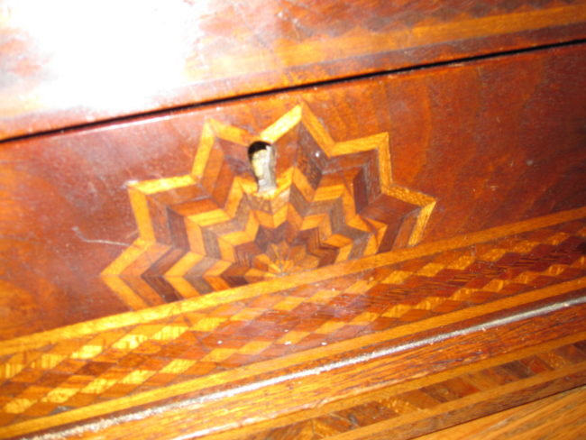 Since the keyhole appeared to be intact, Matt decided to leave the box and call up a locksmith friend for help.