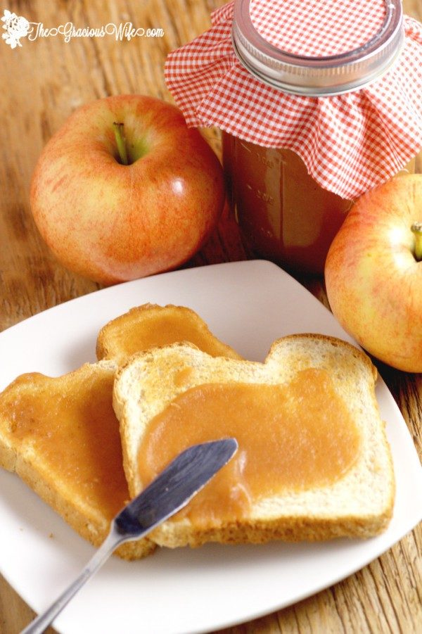 Who needs jam when you can have homemade apple butter on your toast?