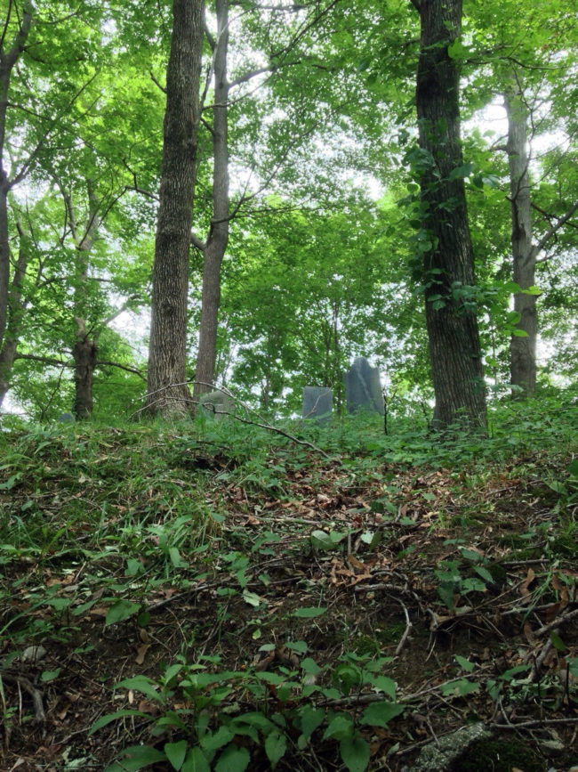 Long-lost gravestones.