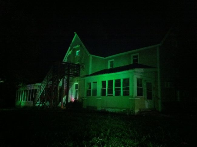Just when it looked like the property was doomed to rot and decay, it was turned into a haunted house! And not just any haunted house -- one of the best on the East Coast.