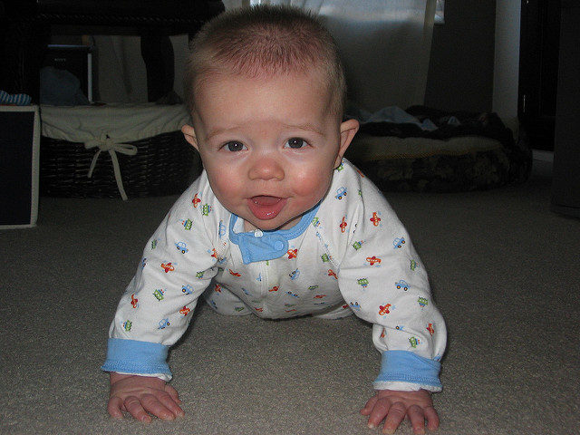 Putting your baby on his or her stomach to sleep.