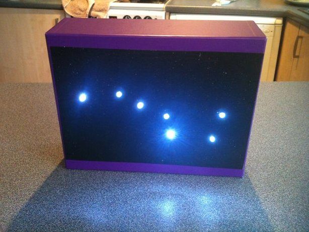 Turn your favorite starry constellation into a nightlight.