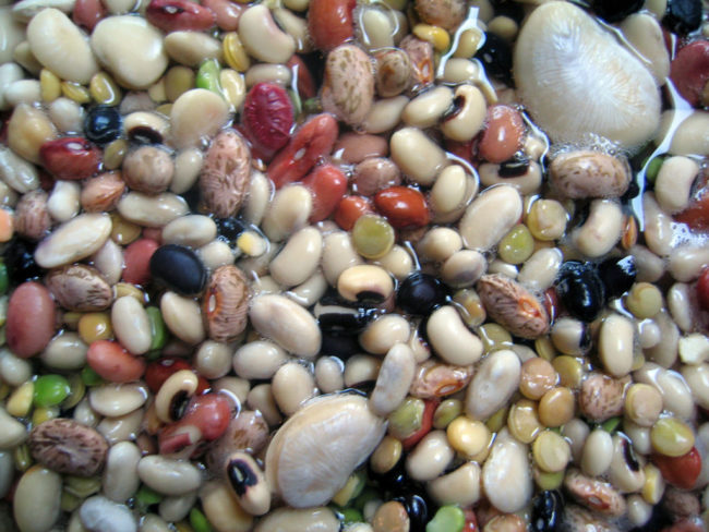Soak your beans for less time by microwaving them in water for 15 minutes.