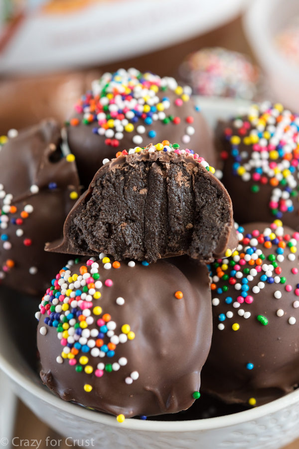 Your melted chocolate is the perfect finishing touch for these scrumptious Nutella truffles.