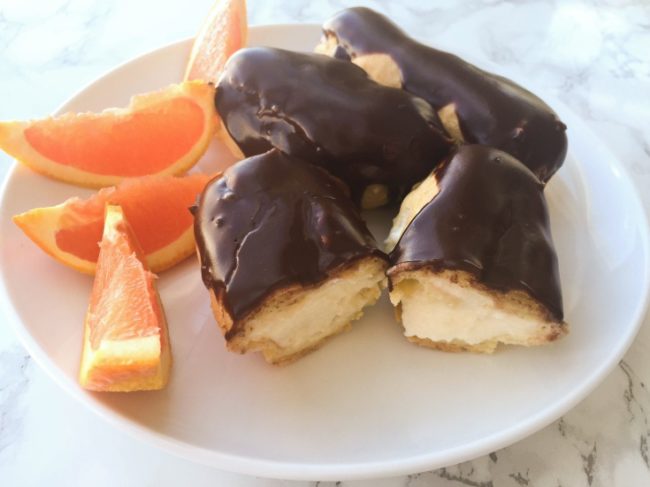 Who says you can't have chocolate for breakfast? Certainly no one that's ever tried these yummy eclairs. 