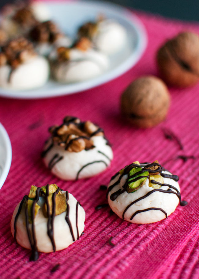 These quick and easy buttercream candies taste even better when complemented with some chocolatey yumminess.