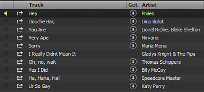 "So my cocky younger brother made me a playlist." - BBbakenshake