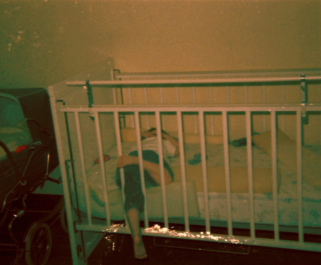 The child they discovered had not been bathed in a long time, and their room was covered in feces as well. Teller said he taught the baby to remove their own diaper but had done little to clean up after that.