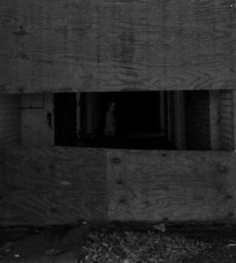 Zoomed in a bit, you can make out what looks like an apparition of a woman wearing a dress.