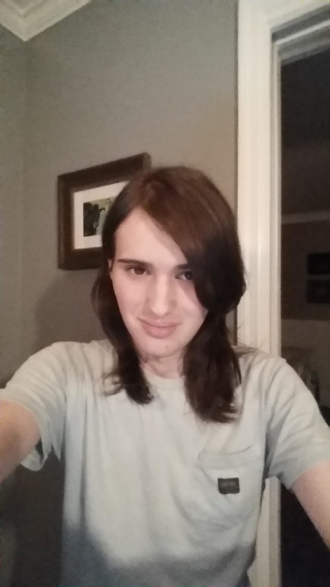 After 11 months, she was smiling more in her pictures.