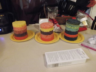 Now it's time to stack! Mix and match colors for a creative, Dr. Seuss-like look.