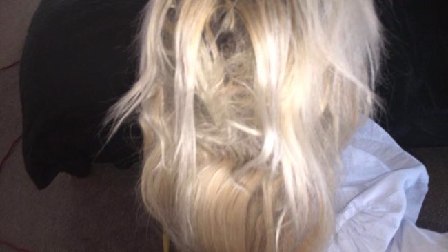 Harbottle said, "She didn&rsquo;t put them in a straight line. They&rsquo;re all over the place and that&rsquo;s how they&rsquo;ve got clotted. My hair is in poorer condition now than it was before she fitted the extensions."