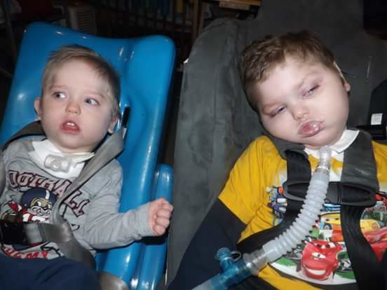 Four-year-old Ryley Maue (left) suffered from a severe form of cerebral palsy, which left him reliant on liquid Valium to control seizures. Maue's nurse knew that he could die without his medication, but she stole some anyway and replaced it with water.