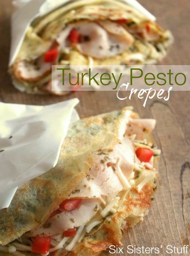 Have aturkey pesto crepe for lunch and you'll probably want to have it every single day.