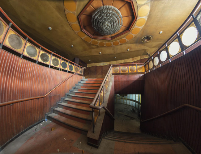 Although it now stands in ruin, the theater maintains a certain charm.