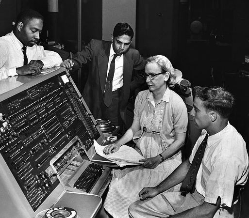 Mathematician Grace Murray Hopper helped program the first computers in 1944, contributed to furthering software development concepts, andinvented the first compiler for a computer programming language.