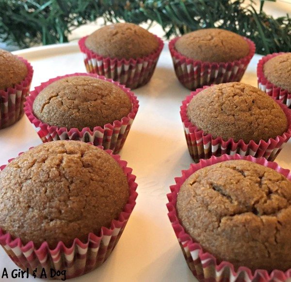 Whether it's during the holidays or just any ol' day of the week, these gingerbread pupcakes are sure to be a hit.