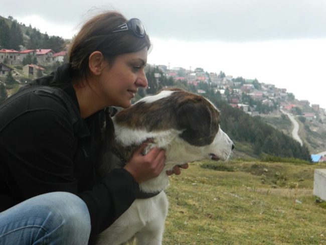 Here he is with Meri saying goodbye to the mountain he once called home. Although the moment was bittersweet, he was off to a new life the United States with a family that couldn't wait to welcome him.
