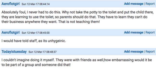 Other parents quickly weighed in. Not shockingly, they were confused and disgusted by the act.