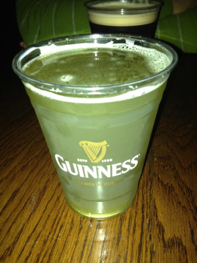 Is that really Guinness or something you scooped out of a swamp?