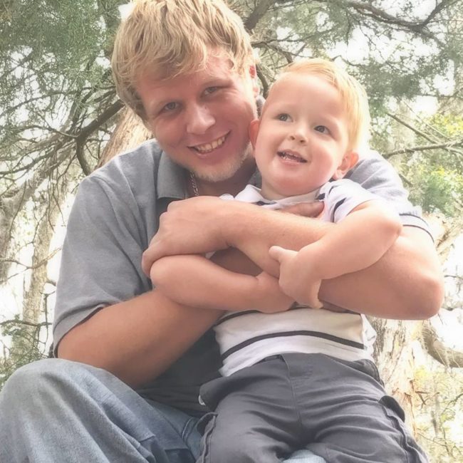 "This is a man who labeled the presents he bought his son from 'mommy' because mommy couldn't get him as many.This is the diaper-bag-wearing, chocolate-milk-making, selfless, protective, generous, accomplished FATHER to my son."