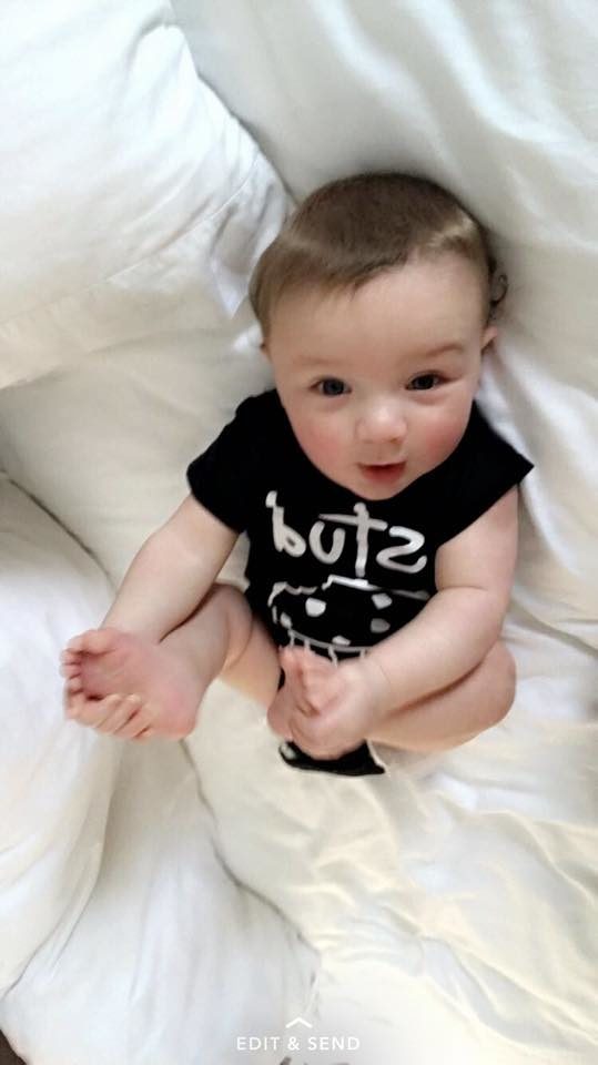 "Oh, I was terrified. Bless his heart, I yanked him out of the highchair and almost scrubbed the skin off of his hands because the puffs had shared the same container," she added.