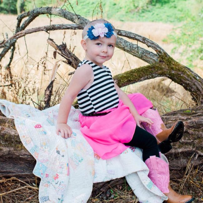Despite 17 surgeries, 28 rounds of chemo, 42 days of radiation, and countless days in the hospital, Ellie was a playful and loving child. Her mom, Sarah, told ABC News, "She was the kind of kid who would have brain surgery on Monday and by Tuesday she wanted to leave the hospital so she could get a Slurpee."