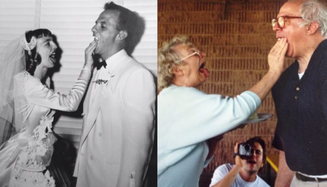 "My grandparents. Then and now."Looks like not much has changed!